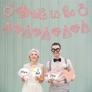 Decorazioni per Matrimonio, Accessori per Addio al Nubilato, <span class=keywords><strong>Team</strong></span> Sposa, Oggetti di Scena per Foto, Regali per Festa della Sposa - Product Image 2