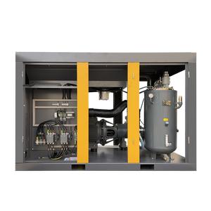 <span class=keywords><strong>Compresseur</strong></span> d'air à vis à entraînement direct 90KW-250KW avec grande <span class=keywords><strong>capacité</strong></span> d'air 440V 460V/220V double tension <span class=keywords><strong>pour</strong></span> usage industriel - Product Image 4