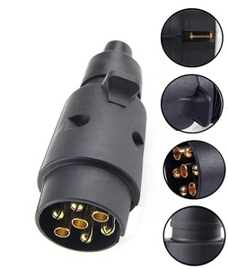 <span class=keywords><strong>7</strong></span> Pin Anhänger Steckdose und Anhängerstecker <span class=keywords><strong>7</strong></span> Pin 12 V elektrischer Schleppverbinder <span class=keywords><strong>7</strong></span>-Wege-Anhänger für Lkw Wohnmobil Boot - Product Image 5