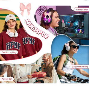 Nouvelle conception de décoration <span class=keywords><strong>pour</strong></span> casque, accessoires mignons et colorés <span class=keywords><strong>pour</strong></span> écouteurs, pendentif nœud, service OEM/ODM, vente chaude - Product Image 4