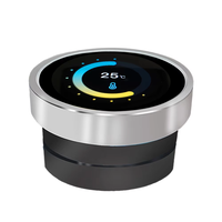 Wisecoco Pantalla Redonda Inteligente de 360*360 con Perilla, Pantalla LCD TFT de 1.52 Pulgadas con Interruptor de Perilla para Hogar Inteligente