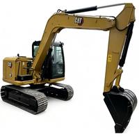 Excavatrice sur chenilles d'occasion Cat 320GC avec système hydraulique à économie de carburant pour la construction routière et de bâtiments
