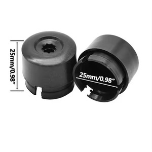 Cubierta de Tuerca de Rueda de Nylon de 25mm para Volkswagen Touareg, Audi Q5, Q7, Porsche Cayenne, Accesorio de Repuesto y Reparación - Product Image 1