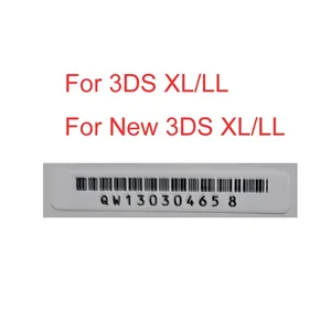 Étiquette de produit pour <span class=keywords><strong>Nintendo</strong></span> <span class=keywords><strong>3DS</strong></span> LL XL Autocollant arrière pour <span class=keywords><strong>New</strong></span> <span class=keywords><strong>3DS</strong></span> XL Autocollant de code-barres - Product Image 5