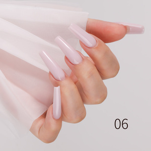 Gel Duro Constructor de <span class=keywords><strong>Uñas</strong></span> UV Gel Francés LED Removible <span class=keywords><strong>con</strong></span> Brillo Nude <span class=keywords><strong>Color</strong></span> para Extensión de <span class=keywords><strong>Uñas</strong></span> <span class=keywords><strong>con</strong></span> Construcción Niveladora - Product Image 3