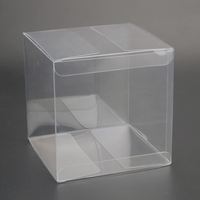Boîte pliante en acétate en vente chaude, boîte d'emballage en plastique transparent personnalisée pour gâteaux, boîte en PVC transparente, boîtes cadeaux en plastique PET
