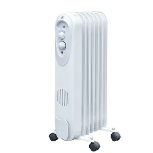 Aquecedor elétrico portátil de óleo 2000w 2500w, venda quente