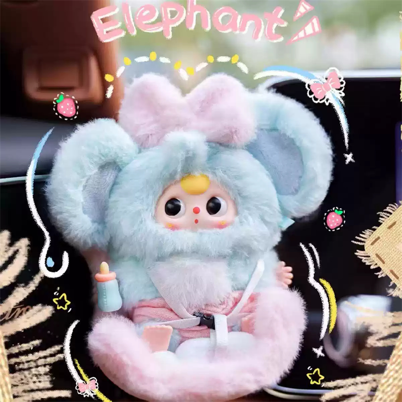 Baby Three Vehicle Mounted Baby Series - Mystery Plush Dolls