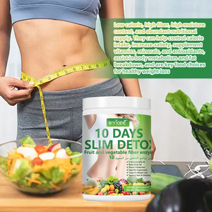 Stock disponible en vente directe d'usine : Shake Détox Minceur aux Plantes (<span class=keywords><strong>cure</strong></span> de 10 jours), Riche en fibres, Brûleur de graisse - Product Image 2