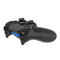 Manette de jeu sans fil pour P4 / Slim / Pro, batterie 600 mAh, six axes, vibration tactile, haut-parleur - Matériau plastique