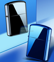 Briquet à double arc coupe-vent rechargeable avec impression personnalisée de logo, texte et photo, grande capacité