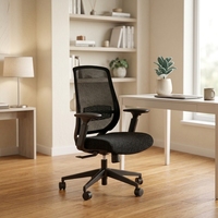 Chaise de bureau exécutive en nylon avec option de logo personnalisé, chaise de marque OEM pour commandes en gros, design ergonomique