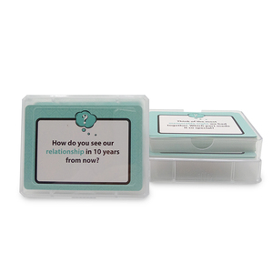 Gioco di Carte con <span class=keywords><strong>Domande</strong></span> <span class=keywords><strong>per</strong></span> Adulti Personalizzato, Carte da Gioco con Confezione Personalizzata <span class=keywords><strong>per</strong></span> Conversazioni - Product Image 1