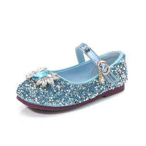 Chaussures de fête pour enfants de 2 à 6 ans, semelles souples, chaussures de princesse pour filles, chaussures de princesse en strass et cristaux pour filles - Product Image 4