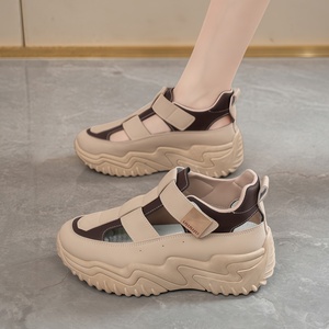 <span class=keywords><strong>Sandales</strong></span> compensées de luxe pour femme, nouvelle collection été, style sportif, épaisses semelles respirantes avec coussin d'air - Product Image 2