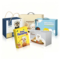 Boîte d'emballage personnalisée pour friandises pour animaux de compagnie, boîte en carton rigide pour les collations pour chiens et chats, fournisseur d'emballages imprimés OEM avec étiquette privée