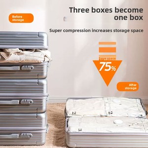 Sacchetto Sottovuoto per Uso Domestico con Materiale PA+PE, Ideale per <span class=keywords><strong>Valigie</strong></span> e Conservazione Vestiti da Viaggio - Product Image 2