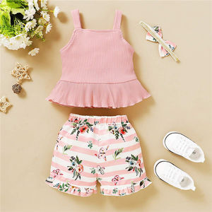 Conjuntos de Ropa para Niños de 1 a 4 Años con Estampado de Girasoles, Última Moda 2021, Camisetas para Niñas - Product Image 2