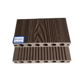 140*23mm chocolate color timber wood plastic composite flooring and wpc decking - Product Image 1