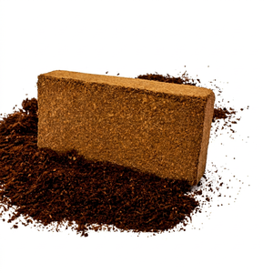 Eco2go Vietnam Ladrillo de Fibra de Coco Comprimida Lavada de Bajo Contenido de EC, Bloque de Turba de Coco Orgánica para Sustrato de Cultivo de Plantas - Product Image 1