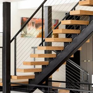 Hiện đại 304 thép không gỉ mỏng dây dây dây lan can lan can ban công sân thượng lắp ráp Cáp bài phong cách cầu thang rỉ sét - Product Image 4