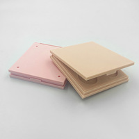 Palette d'ombres à paupières en plastique détachable à quatre couleurs avec boucle magnétique et logo personnalisé, emballée en carton, vente en gros