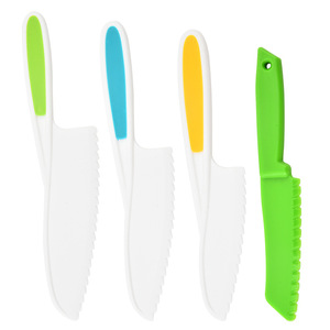 Cuchillo de Cocina de Plástico Resistente y Ecológico para Niños, Cuchillo de Juguete para Hornear <span class=keywords><strong>Pan</strong></span> y Pasteles, para Educación Temprana en el Jardín de Infancia - Product Image 3