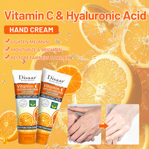 Crème <span class=keywords><strong>pour</strong></span> <span class=keywords><strong>les</strong></span> <span class=keywords><strong>mains</strong></span> à l'acide hyaluronique biologique, à la vitamine C et à la rose <span class=keywords><strong>pour</strong></span> <span class=keywords><strong>les</strong></span> peaux sèches/sensibles - Hydratant nourrissant, éclaircissant, <span class=keywords><strong>anti</strong></span>-<span class=keywords><strong>taches</strong></span> brunes - Product Image 2
