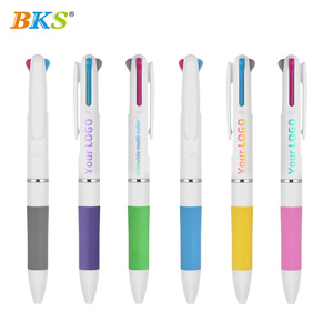 Dernier ensemble de stylos à bille multifonctionnel 3 couleurs du fournisseur direct Logo personnalisé pour les fournitures de papeterie promotionnelles scolaires - Product Image 2
