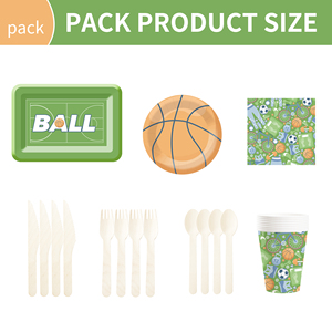 DAMAI Nuevo Diseño Temático de Cancha de Baloncesto Verde para Fiestas y Celebraciones de Cumpleaños - Product Image 6