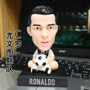 Muñeco <span class=keywords><strong>de</strong></span> Neymar, <span class=keywords><strong>Messi</strong></span> y Cristiano Ronaldo en Versión Q, Juguetes <span class=keywords><strong>de</strong></span> Coche con Cabeza Móvil, Regalo para Fanáticos del Fútbol, Figura <span class=keywords><strong>de</strong></span> Acción Coleccionable - Product Image 6