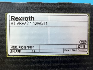 Carte d'amplificateur proportionnel analogique R900979887 VT-VRPA 2-1-1X/V0/T1 Euro-card, stock original - Product Image 4
