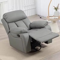 Fauteuil inclinable individuel multifonctionnel en tissu moderne 2026 avec télécommande extensible pour salon