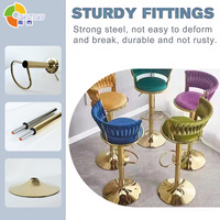 Vente en gros de kit d'accessoires pour chaise de bar tabouret de bar accessoires de remplacement base de chaise haute hauteur réglable composant de meuble de barre