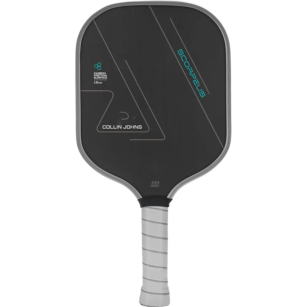 Thermo geformte UnibodyPaddle-Technologie mit aufgeladener Oberfläche für erhöhte Leistung und Gefühl, vollständig ummanteltes Pickleball-Paddel aus Kohle faser