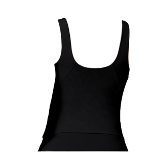 S2054 Top Deportivo Largo de Yoga y Fitness, Talla Grande, Ultra Suave, con Logo Frontal, Efecto Push-Up y Soporte Antichoque - Product Image 1