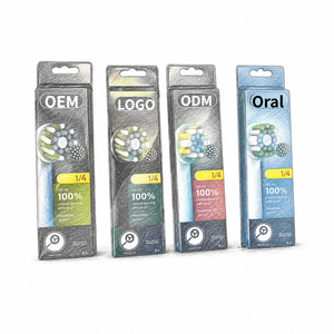 Têtes de brosse à dents électriques universelles de rechange OEM de qualité supérieure pour adultes, adaptées à la maison, à l'hôtel et à l'extérieur, en nylon - Product Image 1