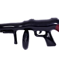 Jouets gonflables de pistolet de jouet d'arme d'explosion en plastique de PVC sans phtalate