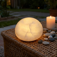 Lampe de table sans fil en marbre naturel de qualité supérieure, lumière ambiante LED rechargeable, lampe décorative moderne minimaliste de luxe