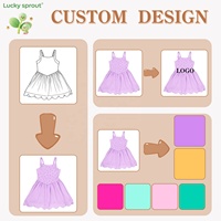 Robe de yoga une pièce pour filles, sans manches, à volants, ornée de strass, avec short intégré, couleur et logo personnalisables