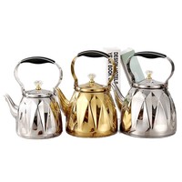 Théière en acier inoxydable de gros pour fabricants, couvercle épaissi, bouilloire à eau bouillante, restaurant, hôtel, multifonctionnelle