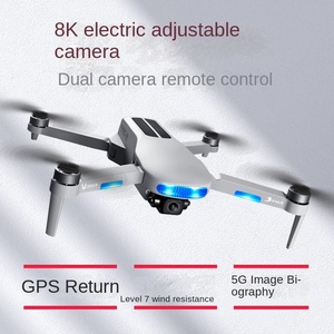Giá rẻ lu3 kép máy ảnh 6K HD nhựa mini <span class=keywords><strong>Drone</strong></span> với wifi 1080p thời gian thực FPV truyền có thể gập lại phạm vi theo tôi rc Quadcopter - Product Image 3