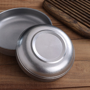 Placas De Grande Capacidade Prato De Manteiga 304 Placa De Prato De Aço Inoxidável Tigelas De Salada Tempero Plana Tigela De Mistura De Frutas Retro Louça - Product Image 3