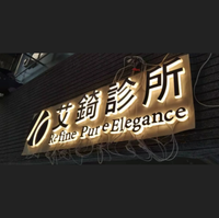 Lettres en aluminium perforé avec éclairage LED, étanches, pour logo mural extérieur d'entreprise