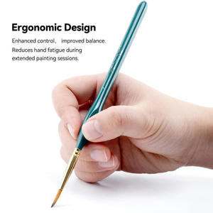 Hechunzi Golden Metal Platinum Liner Nylon Cheveux <span class=keywords><strong>Vernis</strong></span> Peinture Art Liner Brosse Manucure Détail Peinture Artiste Pinceaux - Product Image 3