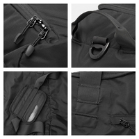 Sac de sport pliable en nylon grande capacité pour entraînement, usage quotidien, voyage, sac à bandoulière, sac de gym, vente en gros personnalisée