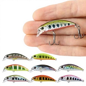 Leurre dur en plastique ABS mini 3,2g/3,8cm à coulée lente pour lancer loin, idéal pour la pêche au bar blanc, au brochet et au crappie en rivière - Product Image 2