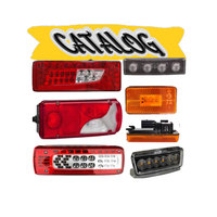 Luces Traseras Para Camiones 12V De 24V Camión Luz trasera Dymanic Combinación Kit De Luces De Remolque Para Bue RV Remolque Camión