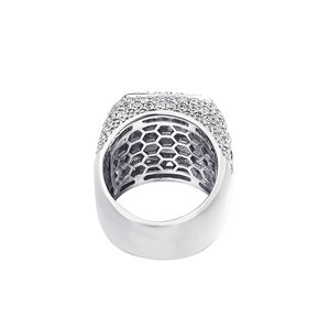 Gioielli HipHop di alta qualità Bling zircone cubico in ottone <span class=keywords><strong>925</strong></span> Sterling Silver rodiato anelli da <span class=keywords><strong>uomo</strong></span> - Product Image 3