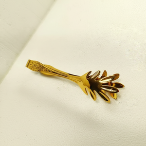 Pince à pâtisserie vintage en laiton, pince à dessert artisanale, outils de buffet en métal, accessoires de cuisine - Product Image 1